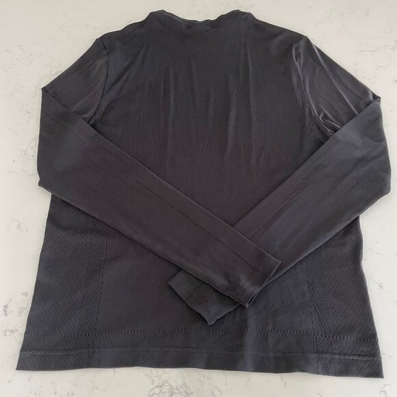 Puma Activewear Lg Slv Crew Neck Technical Shirt w Perforation Design Black Sz L - Picture 6 of 10